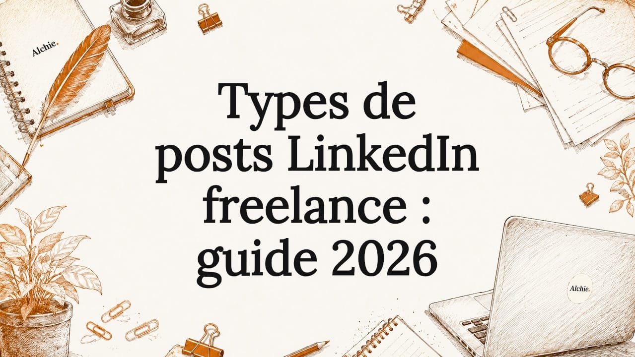 Types de posts LinkedIn freelance : guide 2026