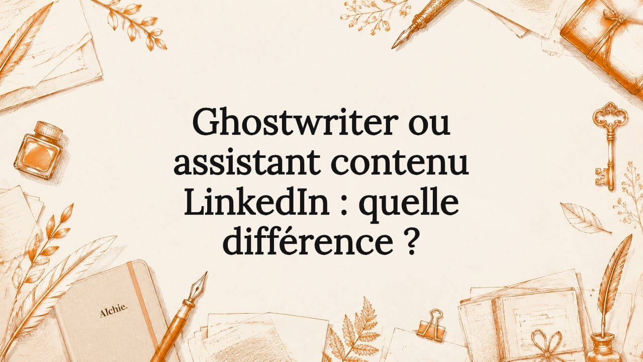 Ghostwriter ou assistant contenu LinkedIn : quelle différence ?