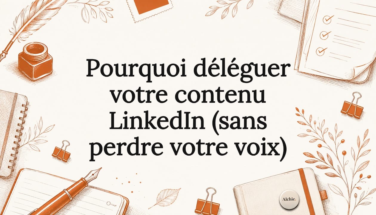 Pourquoi déléguer votre contenu LinkedIn (sans perdre votre voix)