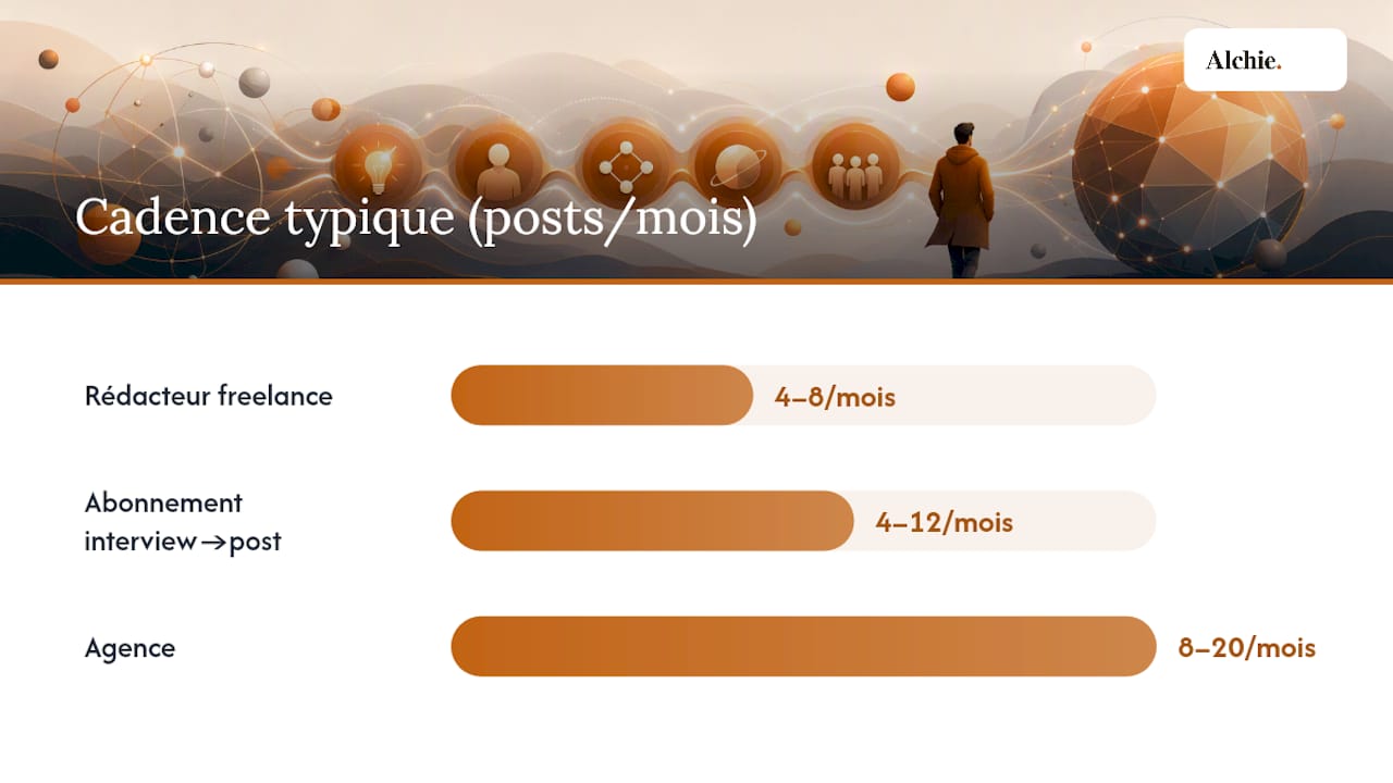 Tableau comparatif des solutions de contenu LinkedIn pour les consultants