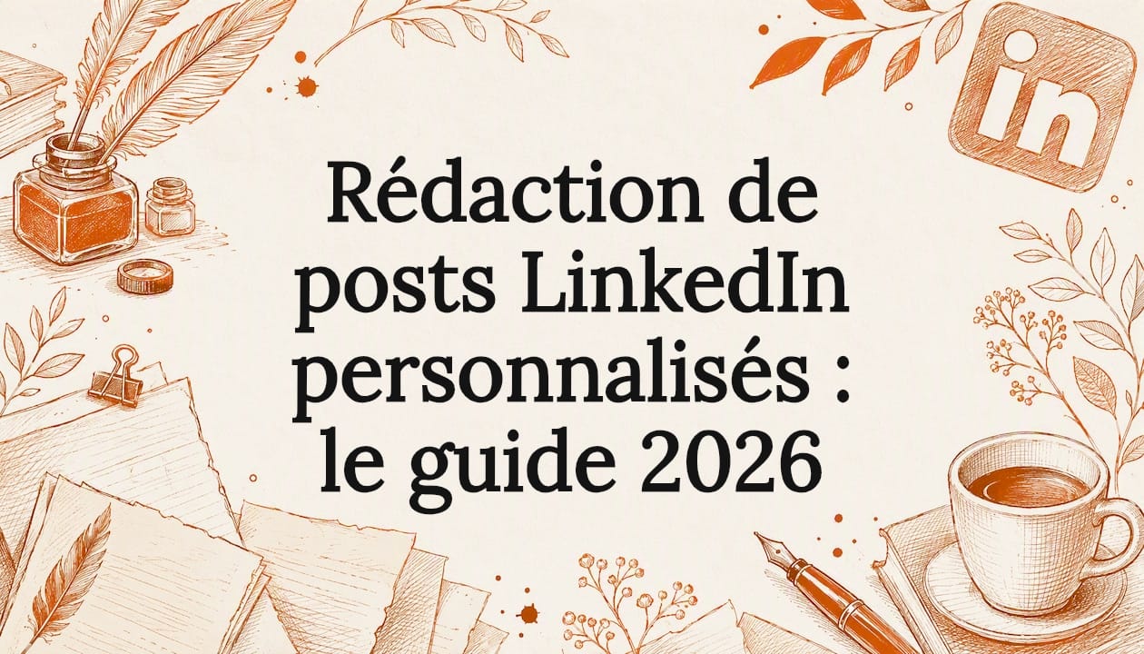 Rédaction de posts LinkedIn personnalisés : le guide 2026