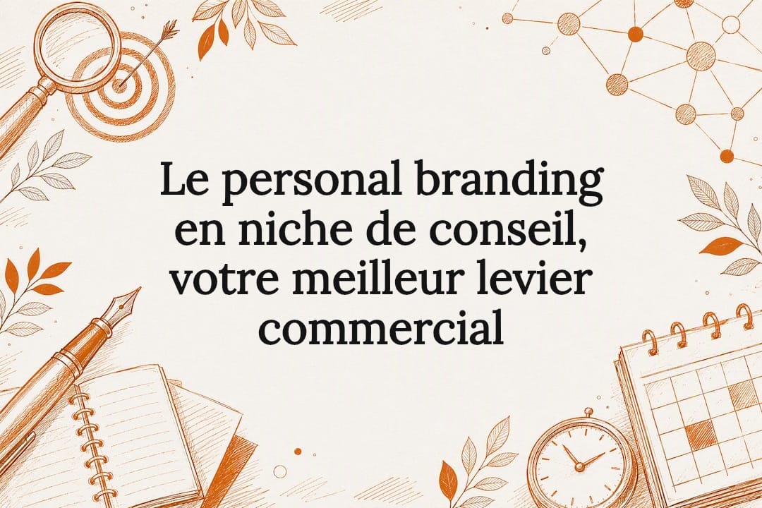 Le personal branding en niche de conseil, votre meilleur levier commercial