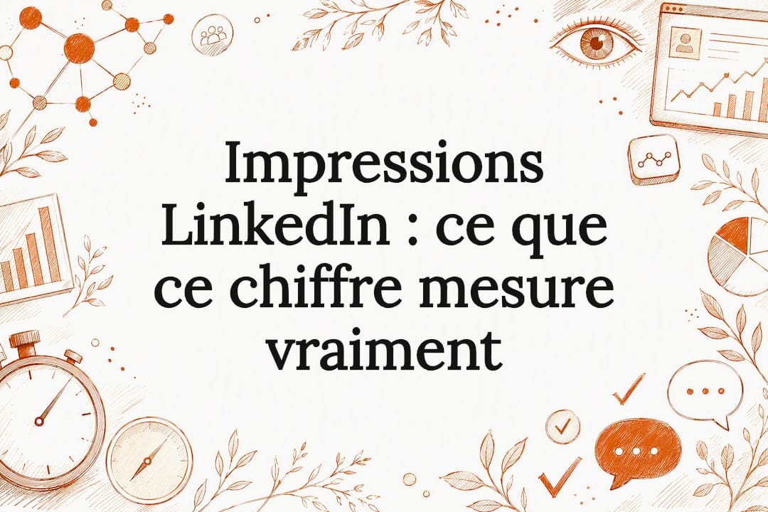Impressions LinkedIn : ce que ce chiffre mesure vraiment