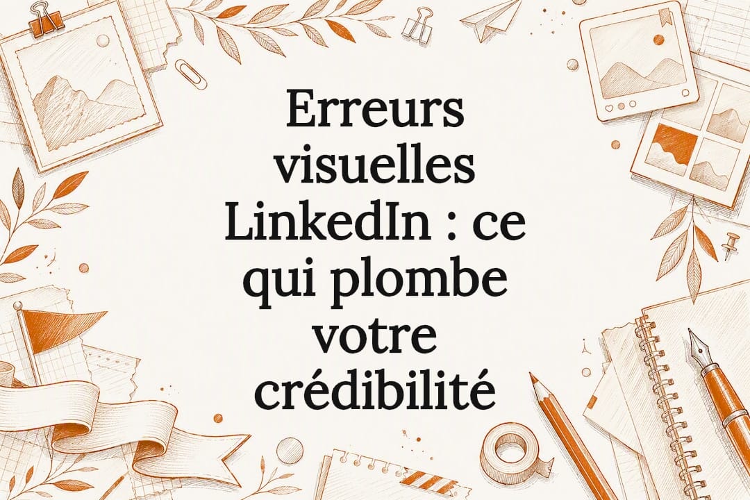 Erreurs visuelles LinkedIn : ce qui plombe votre crédibilité
