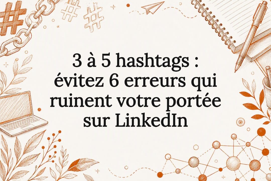 3 à 5 hashtags : évitez 6 erreurs qui ruinent votre portée sur LinkedIn