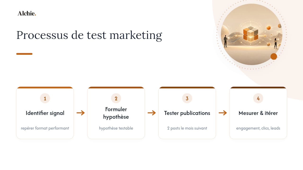 Processus de veille en quatre étapes