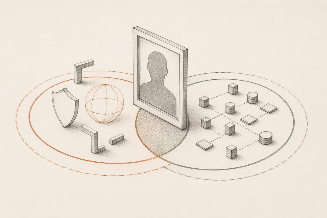Illustration du chevauchement des droits d'image et RGPD