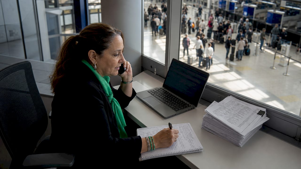 Airport transfer coordinator managing early arrivals