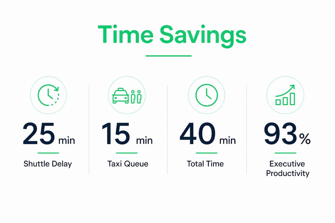 Infographic showing time savings from direct transfers