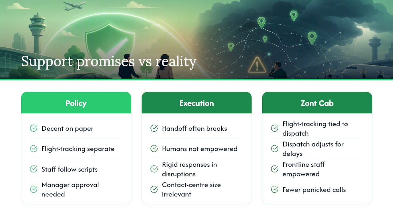 Why Most "Support" Promises Fall Apart at the Curb — overview diagram