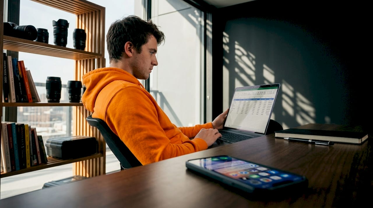 Influencer checking platform ad revenue data