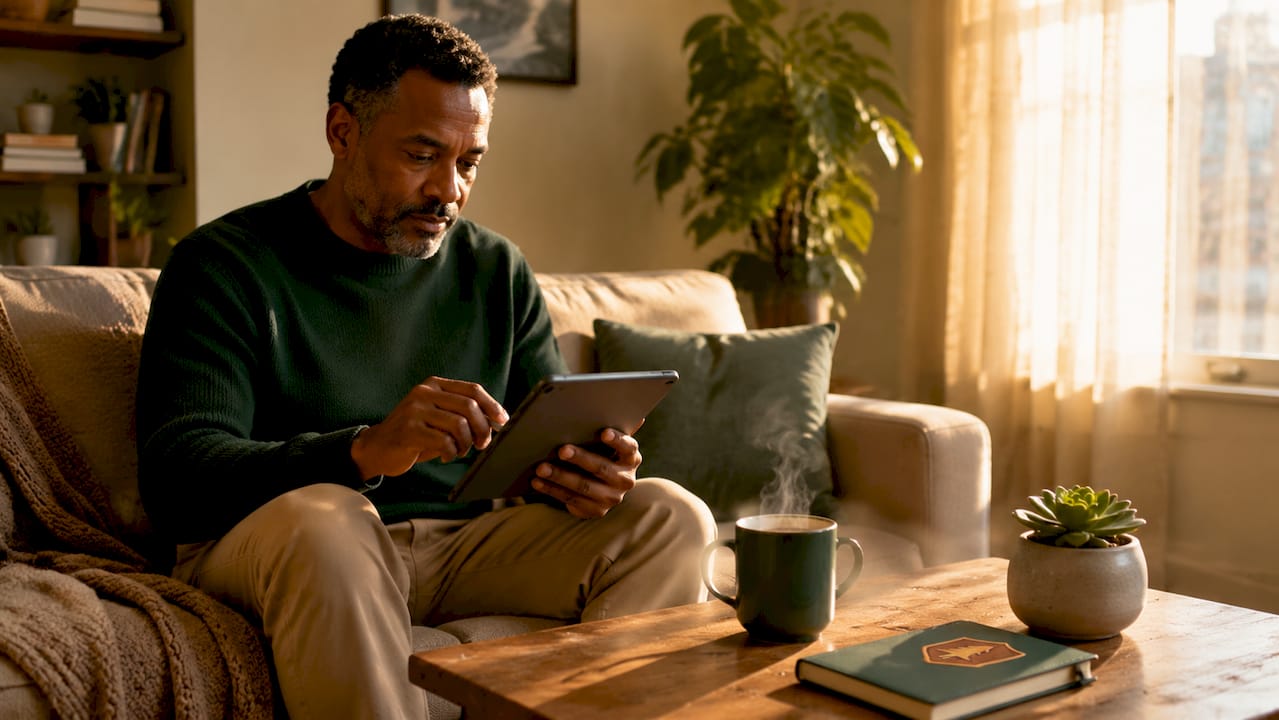 Hands holding smartphone reading certificate alert emails