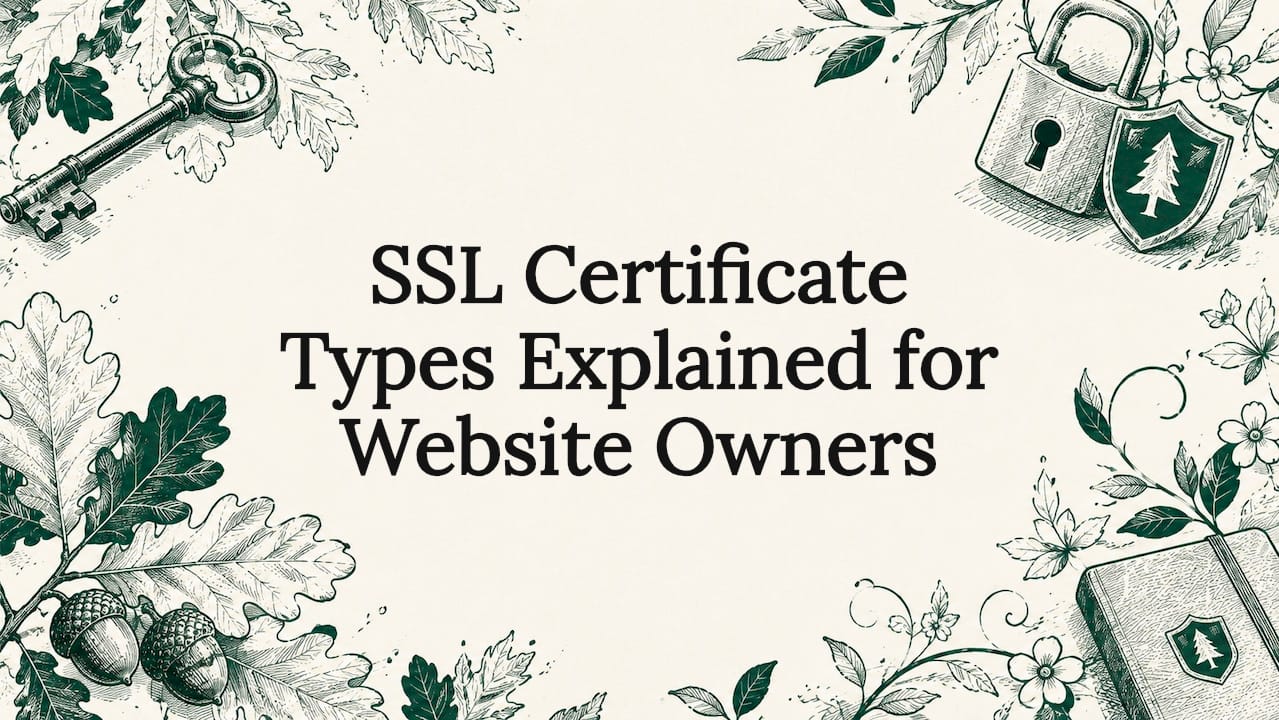 Decorative title card illustration framing article title