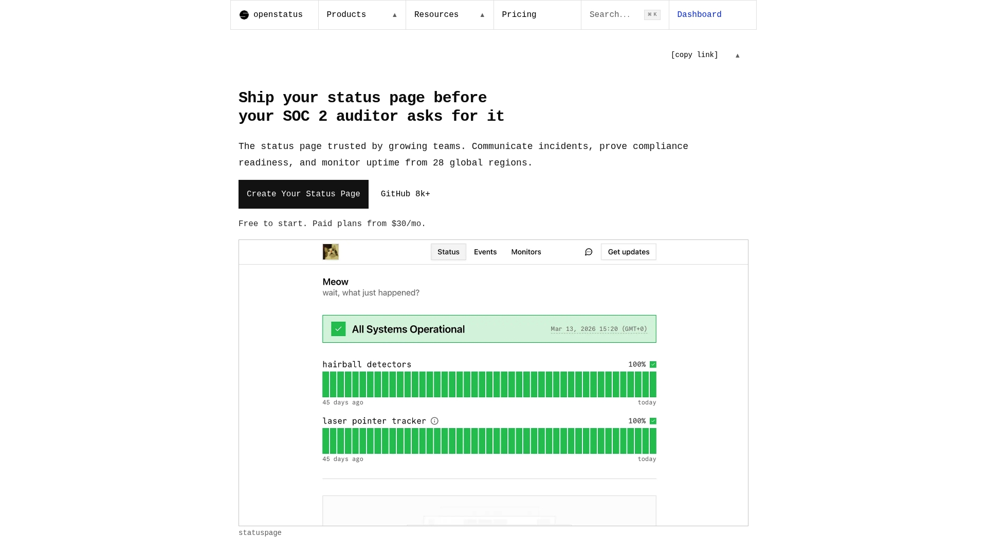 https://openstatus.dev