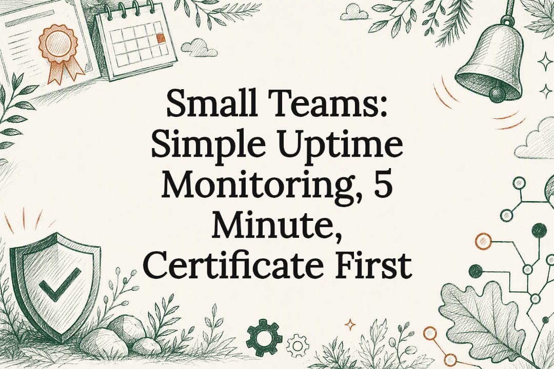Decorative certificate monitoring title card