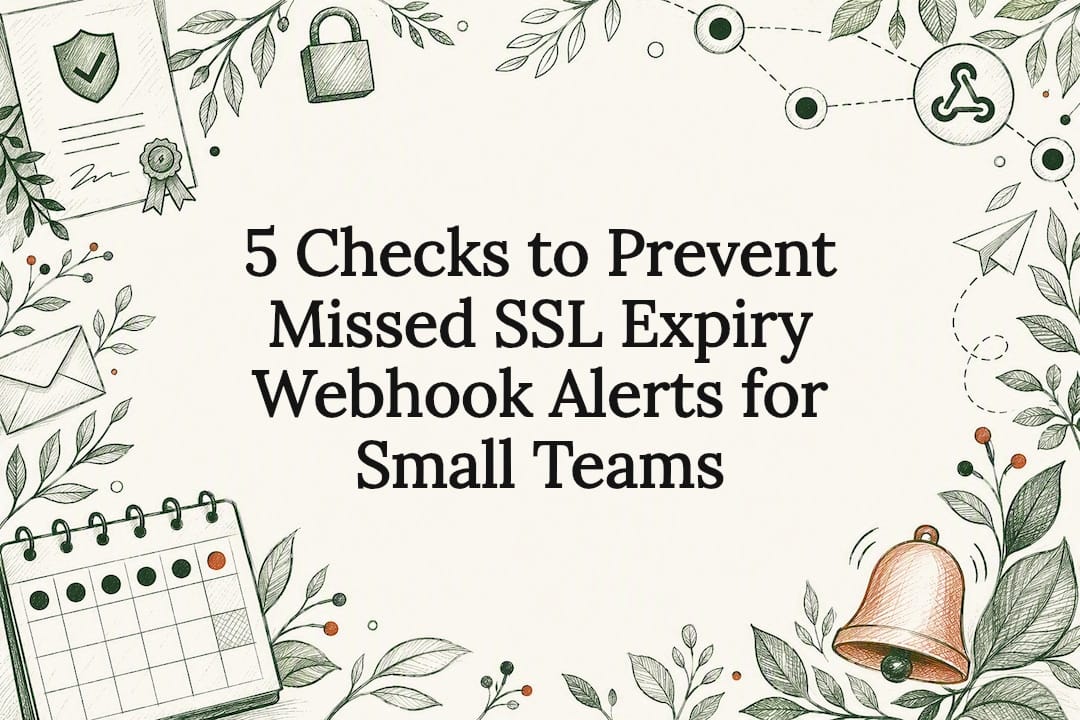Decorative SSL alert title card illustration