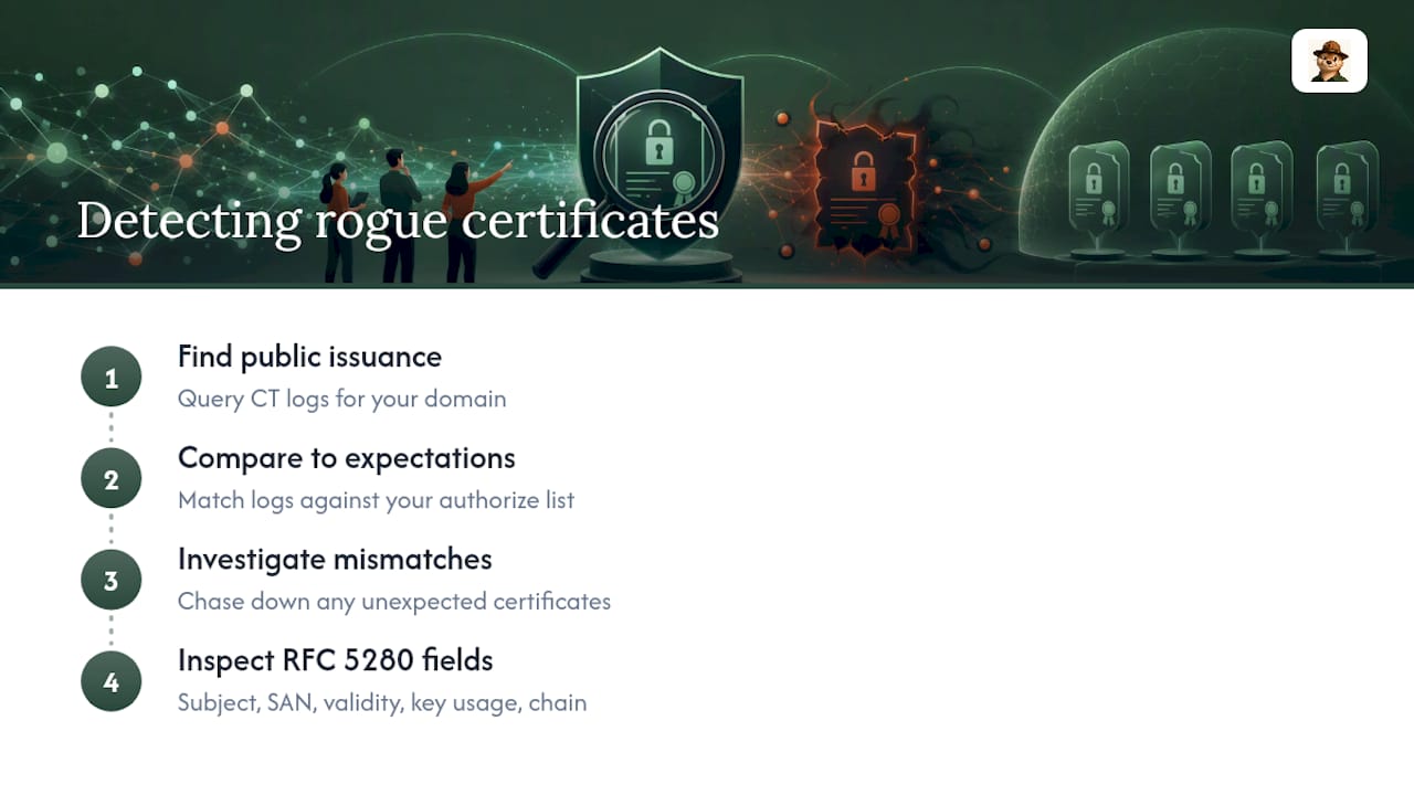 What Is a Rogue Certificate and How Do You Detect It? — overview diagram