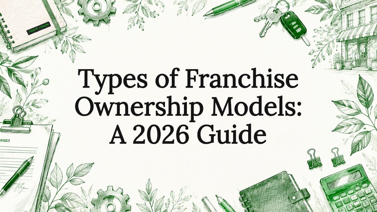 Decorative franchise ownership title card