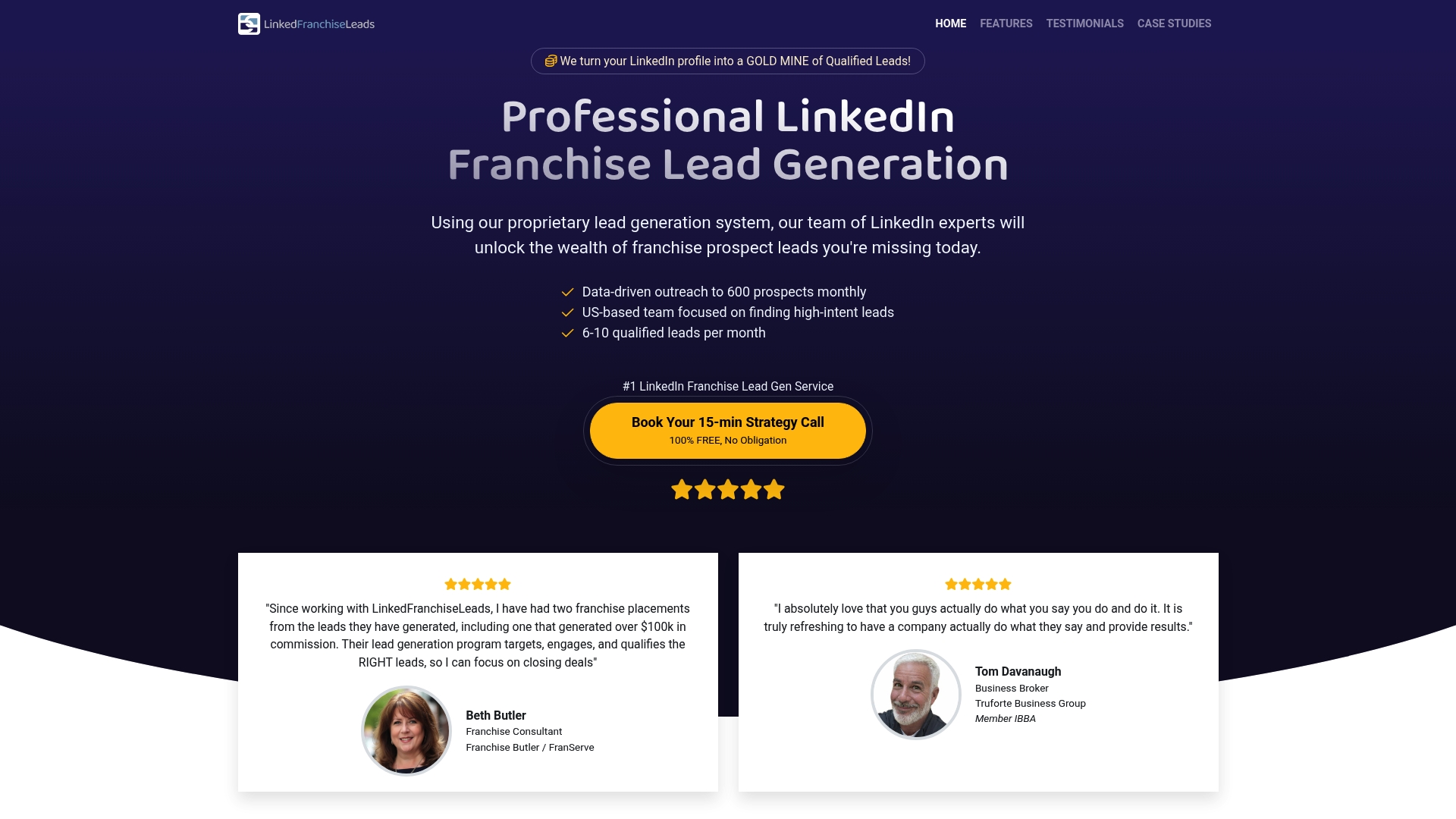 https://linkedfranchiseleads.com