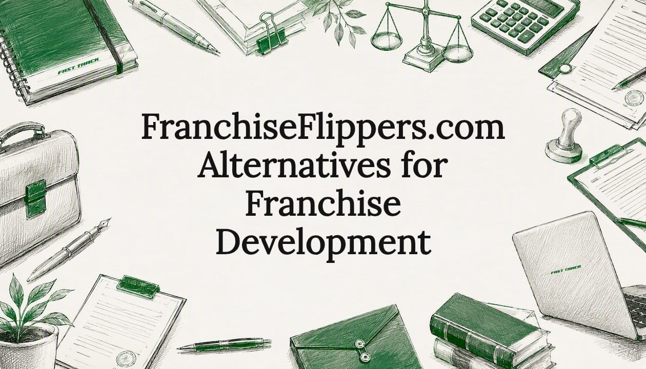 Decorative title card illustration for franchise development