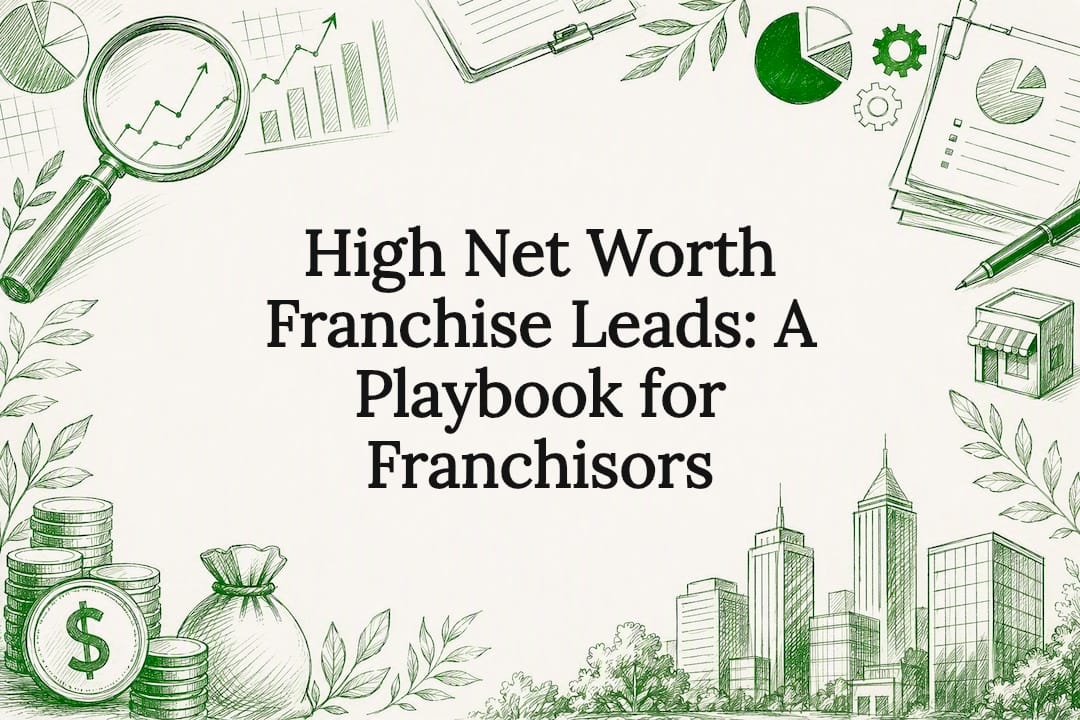 Decorative title card illustration for franchising article