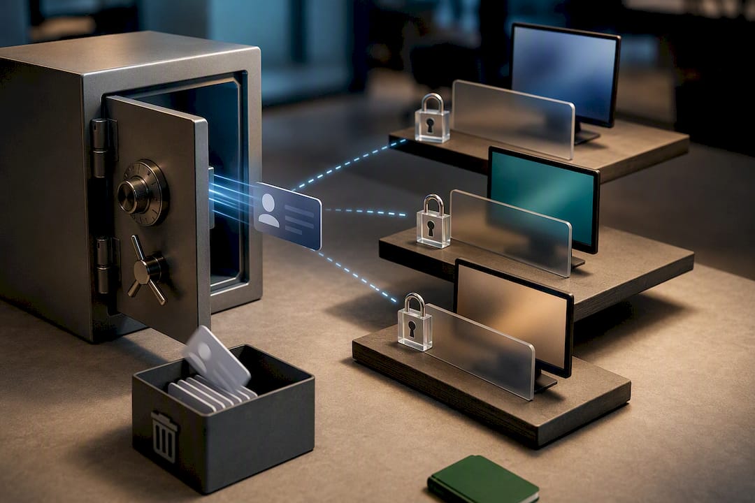 Secure candidate record access illustration
