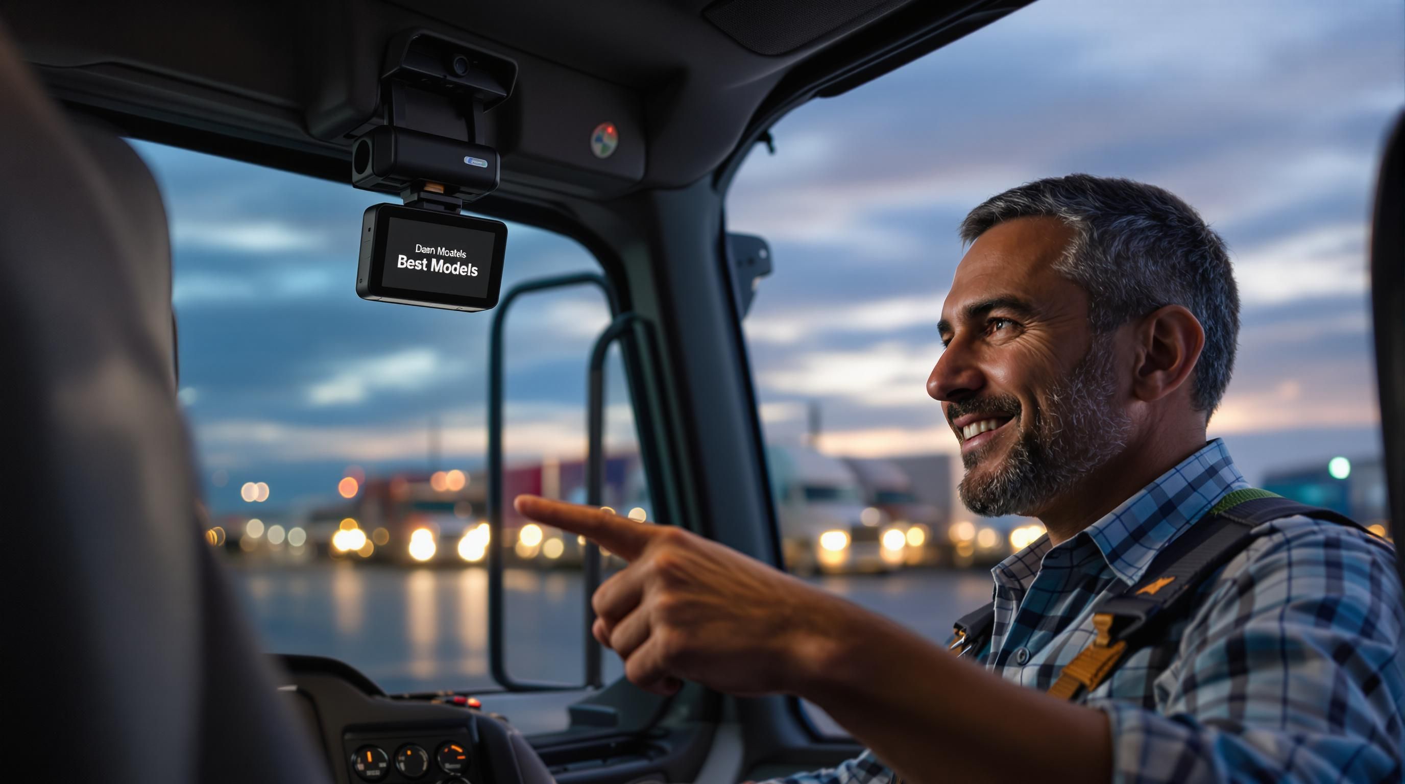 truck driver dash cam