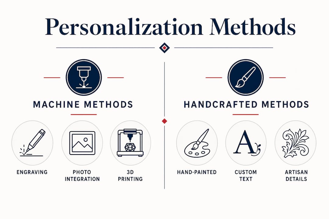 Infographic comparing personalization methods