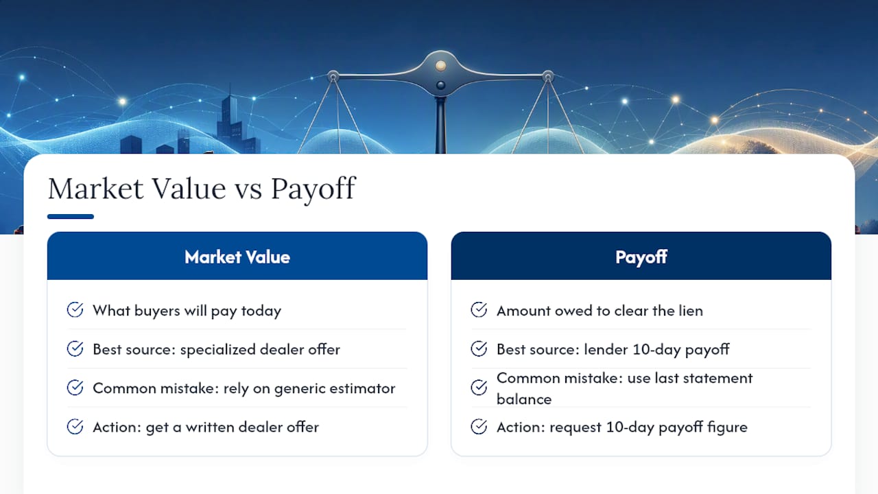 Market Value vs. Payoff: Which Number Actually Matters? — overview diagram