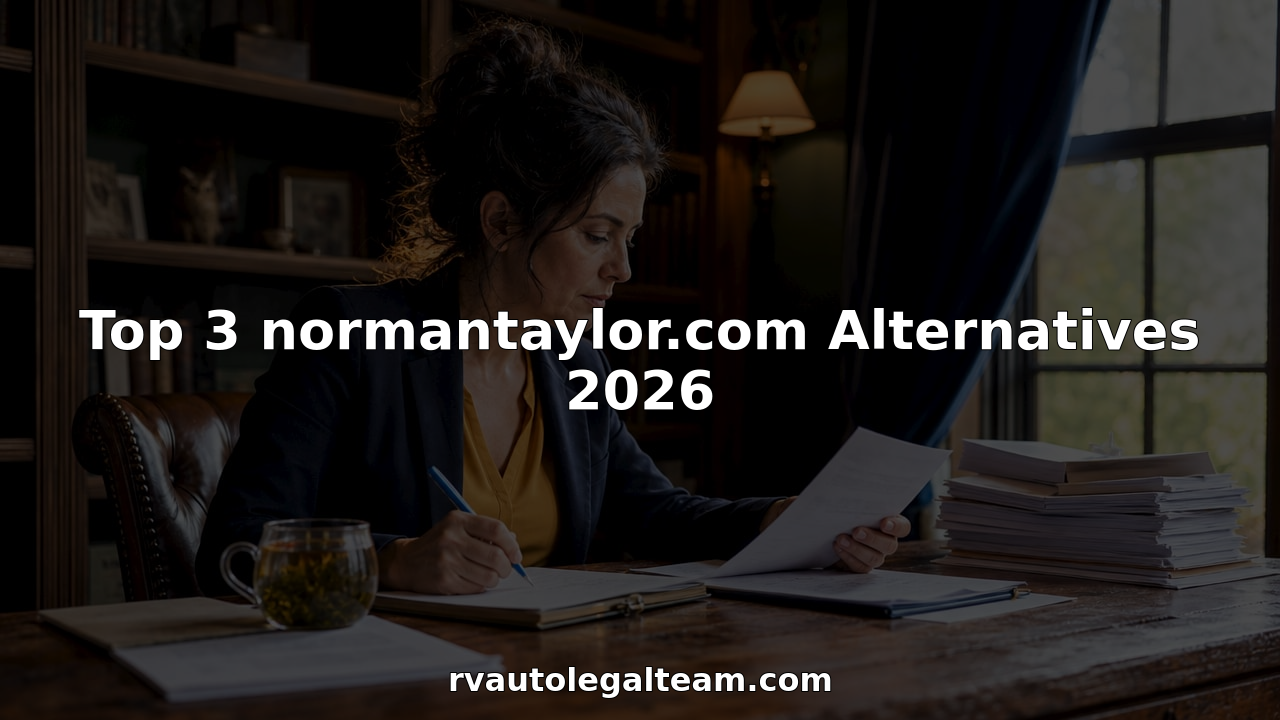 Attorney reviewing motorhome lemon law documents