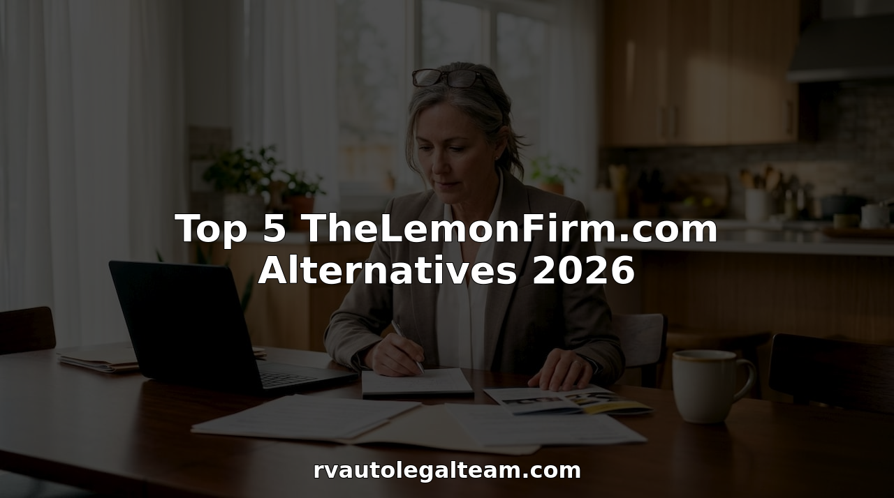 Legal consultant reviewing lemon law alternatives