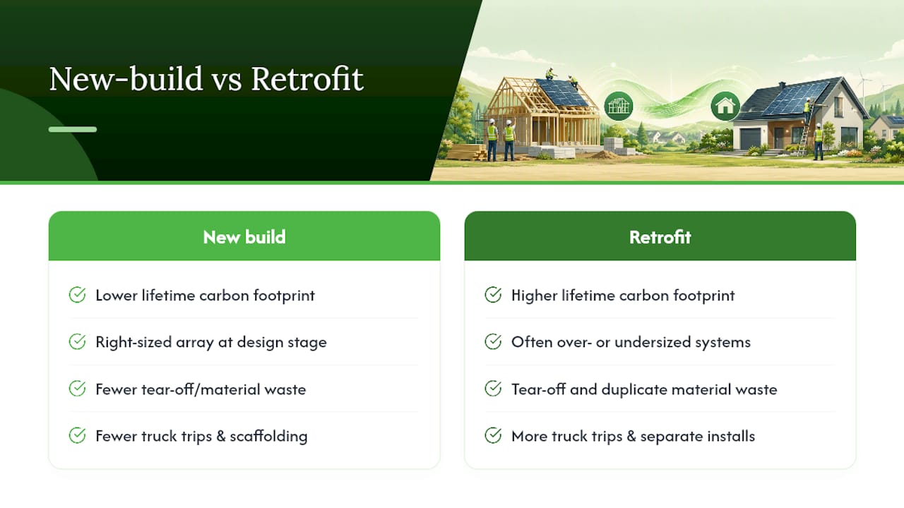 Environmental Benefits of Solar in New Construction — overview diagram