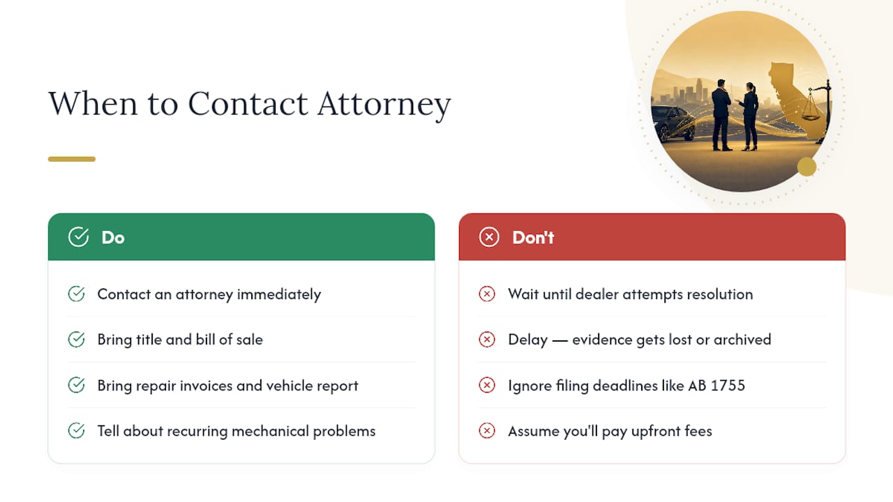 When Should You Contact an Attorney About Odometer Fraud? — overview diagram