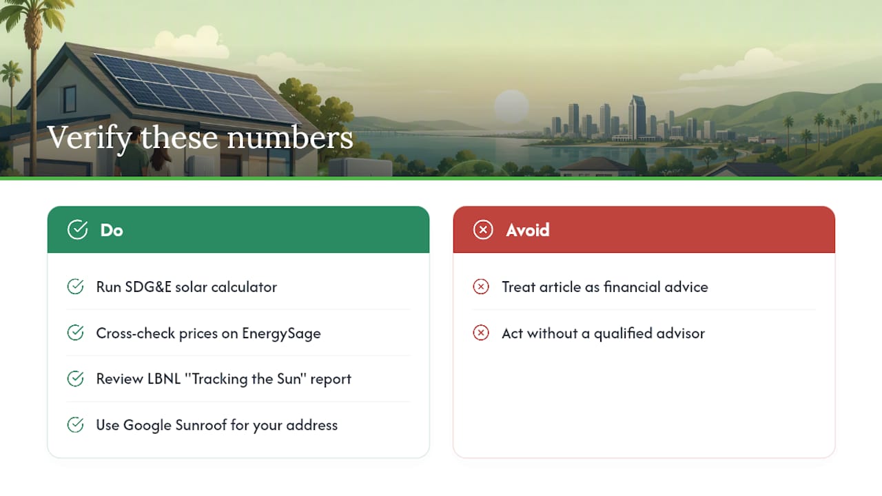 Verify These Numbers Yourself — overview diagram