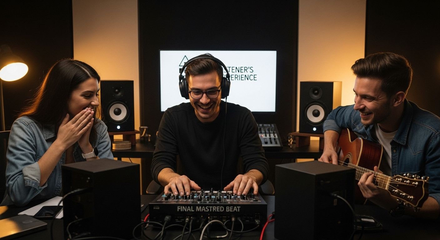 beat mastering listening session