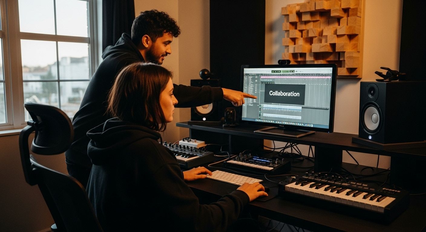 collaborative beat making process