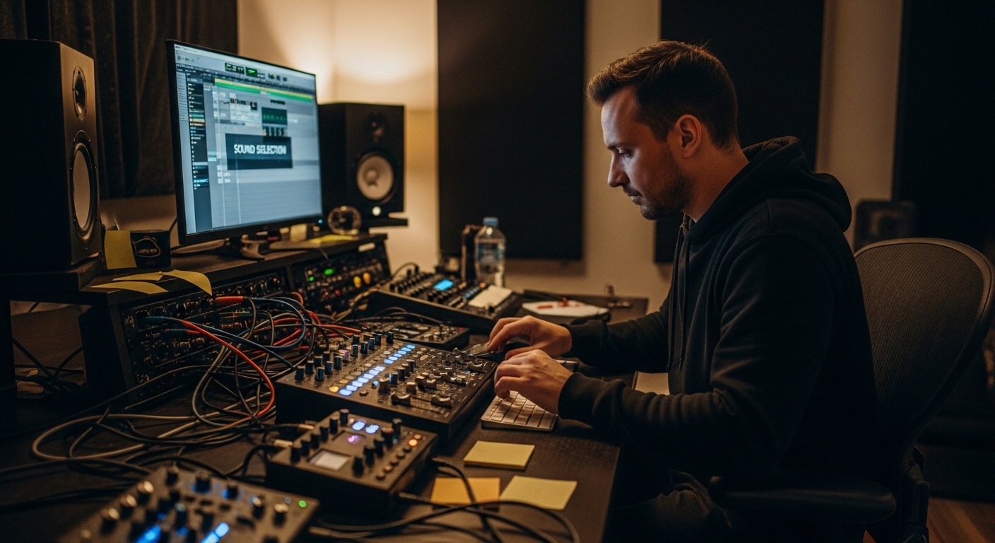sound selection mixing process