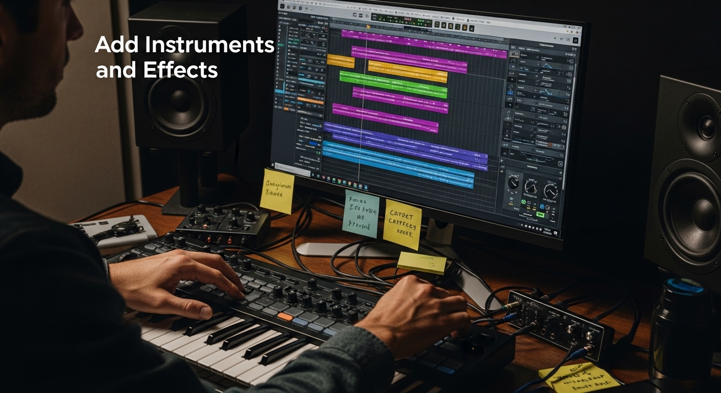 add instruments effects tutorial