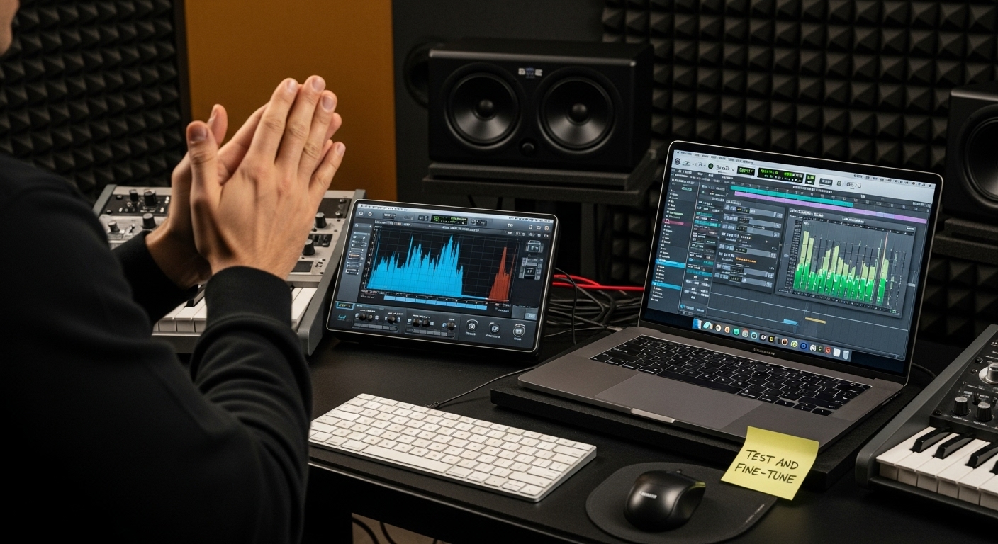 home studio acoustic testing