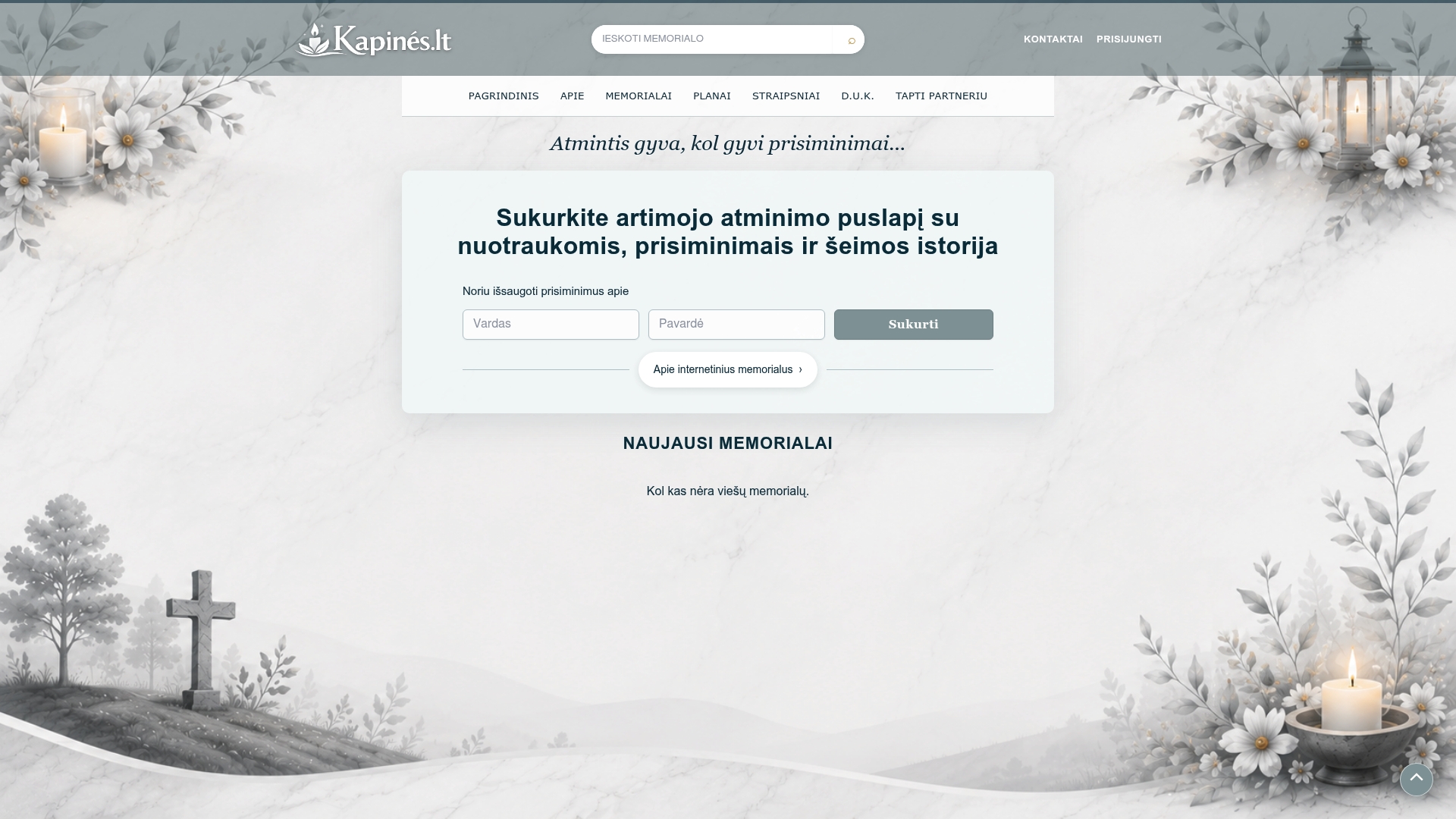https://kapinės.lt