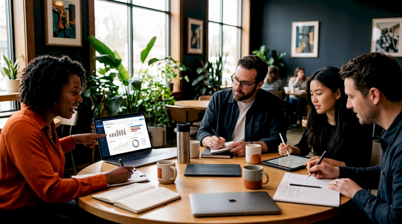 Marketing team training on AI tools