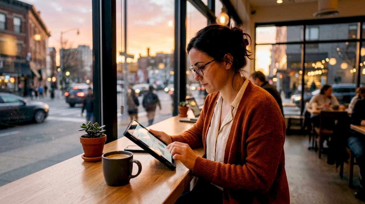 Marketer working on e-commerce email automation