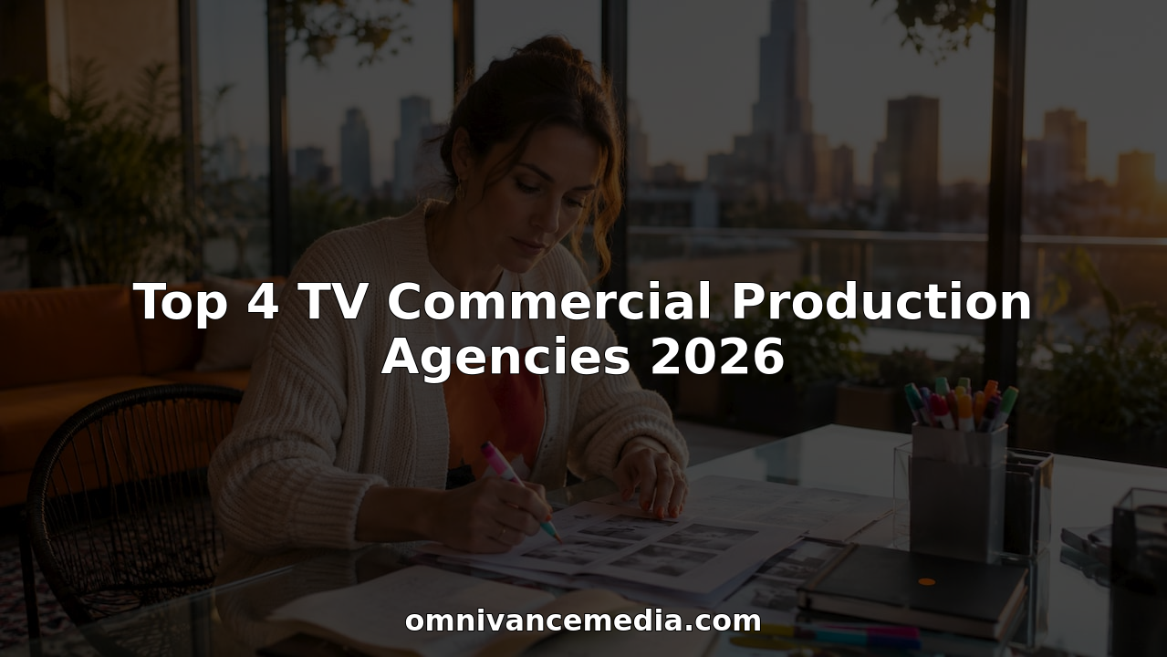 Top 4 TV Commercial Production Agencies 2026