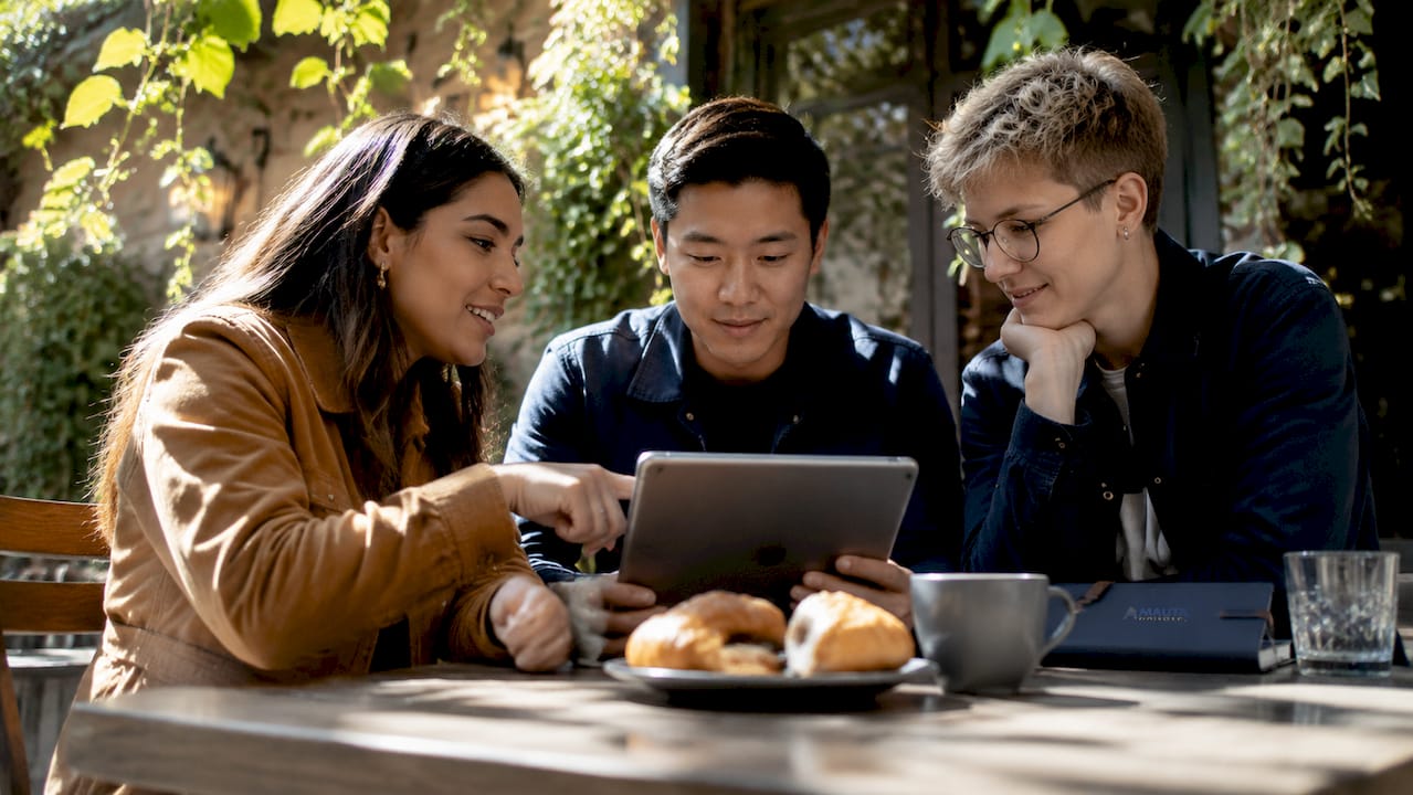 Creators collaborating on digital advocacy campaign