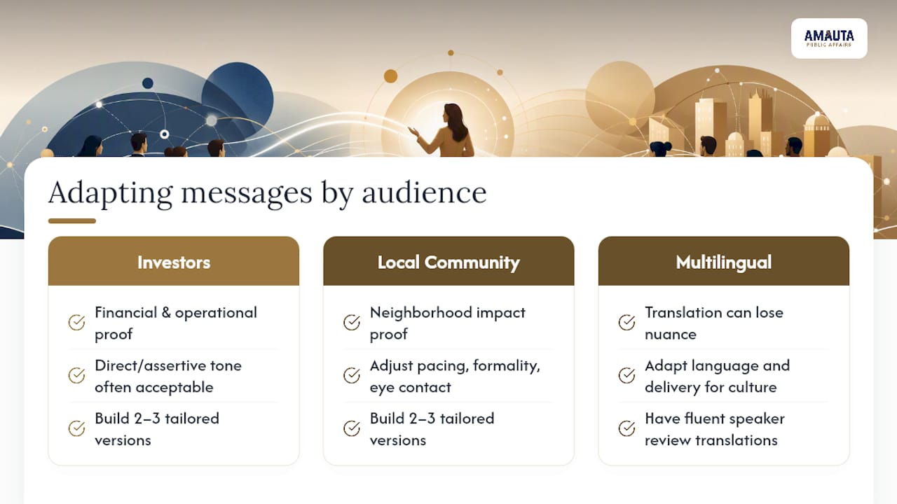 How Should Messages Change for Different Audiences and Cultures? — overview diagram