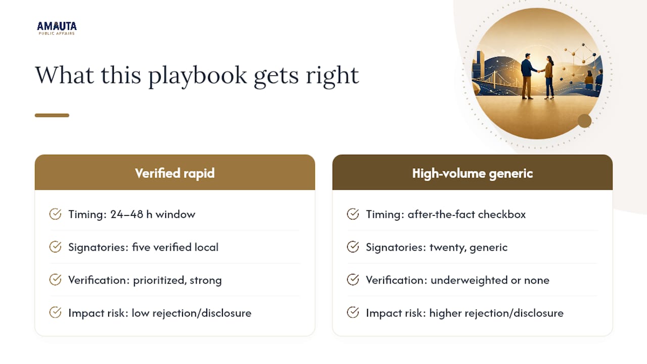 What This Playbook Gets Right That Most Advice Misses — overview diagram