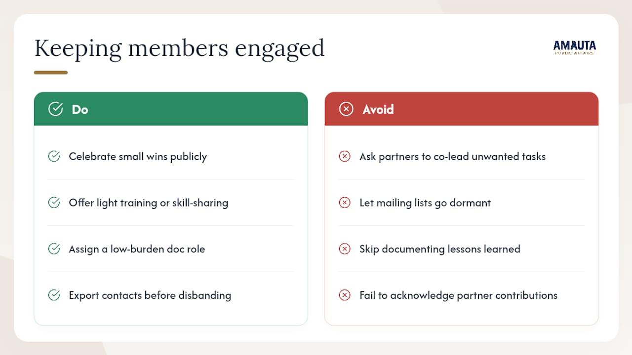 Keeping Members Engaged Long After the First Meeting — overview diagram