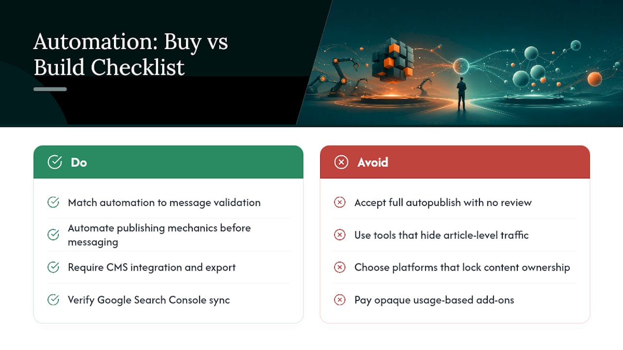Which Automation Capabilities Should You Buy vs Build? — overview diagram