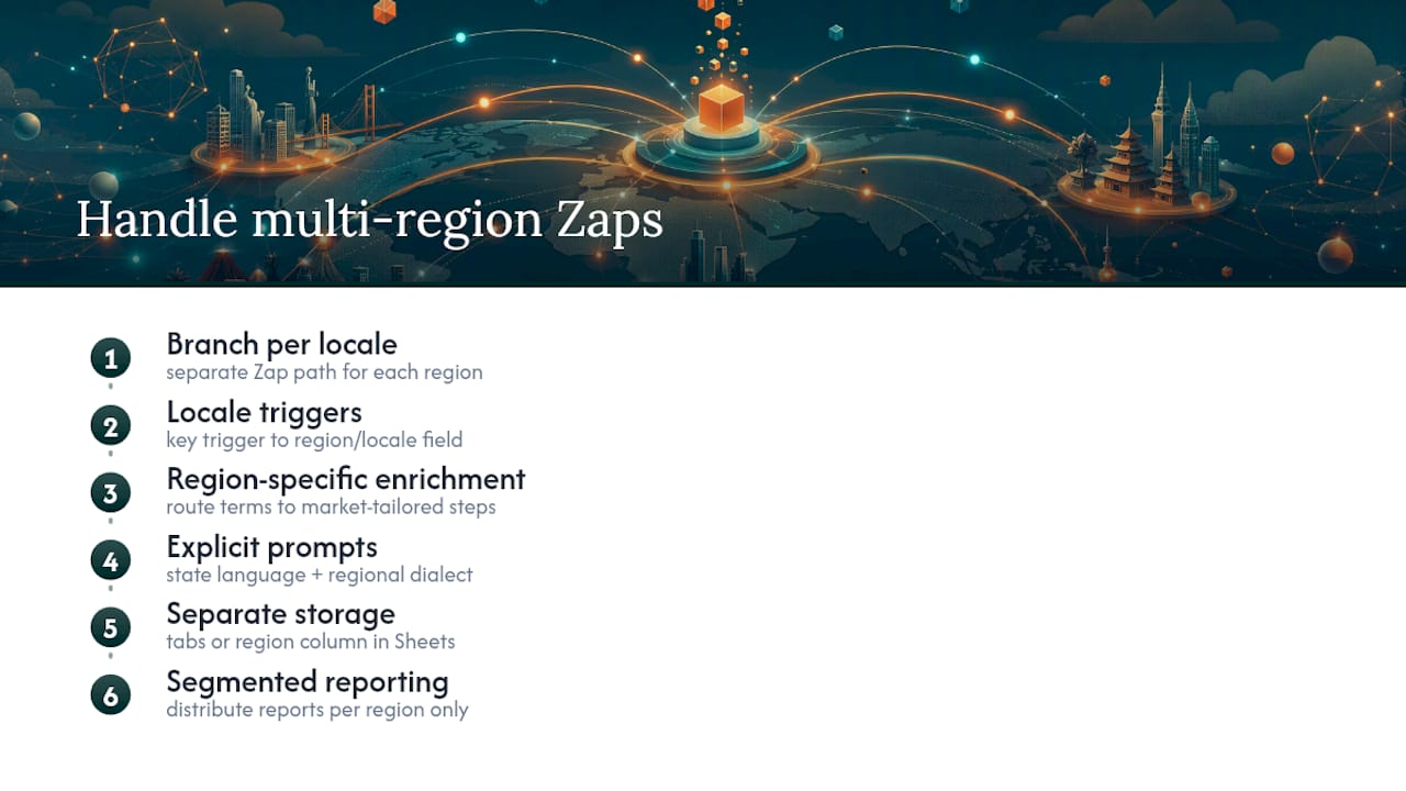 How Do You Handle Multi-Language or Multi-Region SEO Automation? — overview diagram