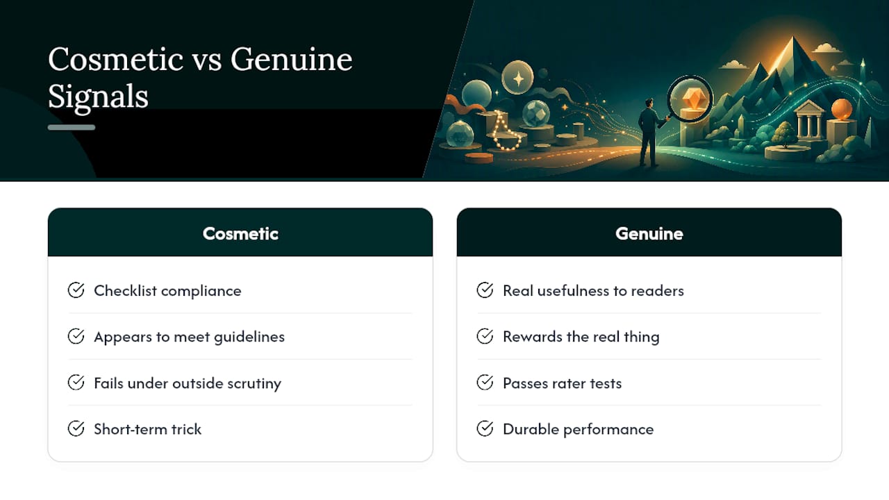 The Gap Between Reading the Guidelines and Applying Them — overview diagram
